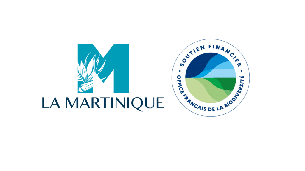 Logotipo del Comité de Turismo de Martinica y de la Oficina Francesa de Biodiversidad